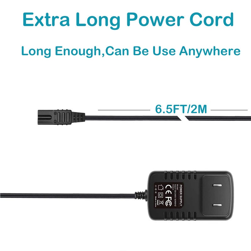 VHBW for Wahl Shaver Shaper Charger 2V Power Cord for Wahl Trimmer 8061, 8163, 8786-1001, 7367, 7357, 7029, 7060, 7035, 7339, 7356, 4000, 5-Star Series Replacement Whal Clipper Power Cord - Image 5